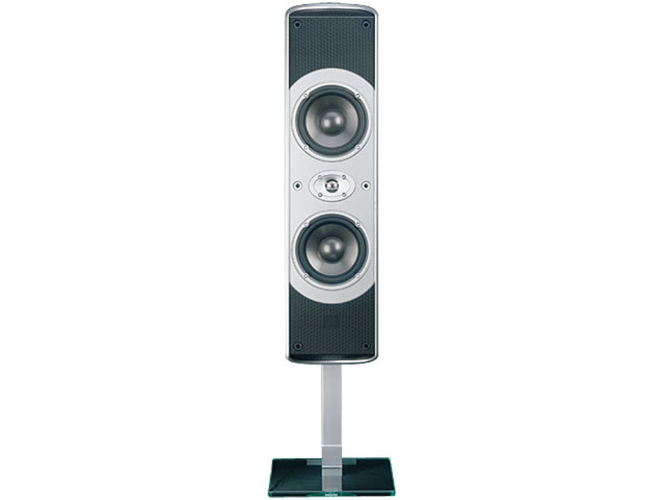 CINEMA VISION CV SAT 50 - Black - 2-Way Dual 5-Inch Satellite Speaker. Part of the CINEMA VISION SYSTEM. - Hero